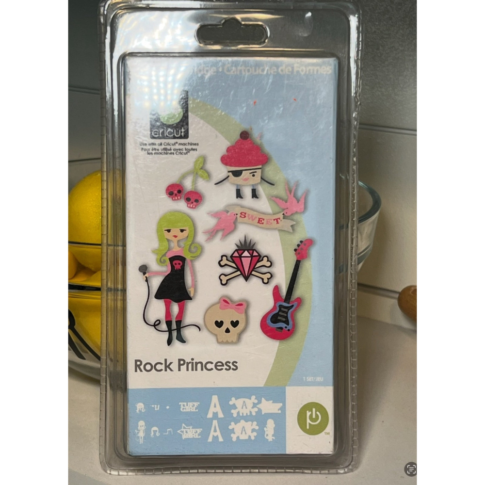 New Sealed Cricut Rock Princess Design Cartridge